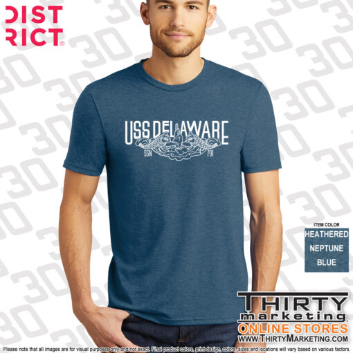USS Delaware FRG Perfect Tri® Tee - Image 5