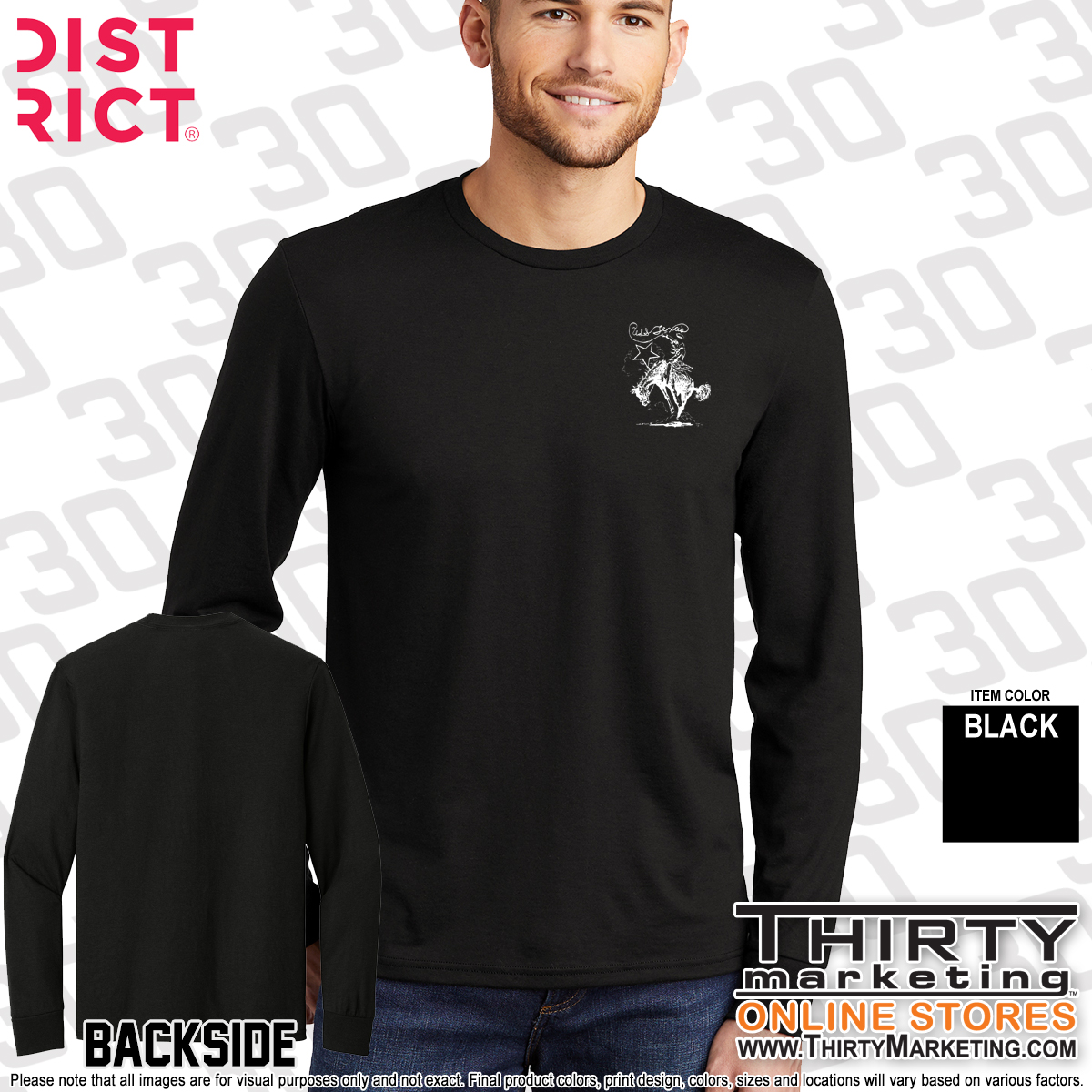 USS Texas District Long Sleeve Tee
