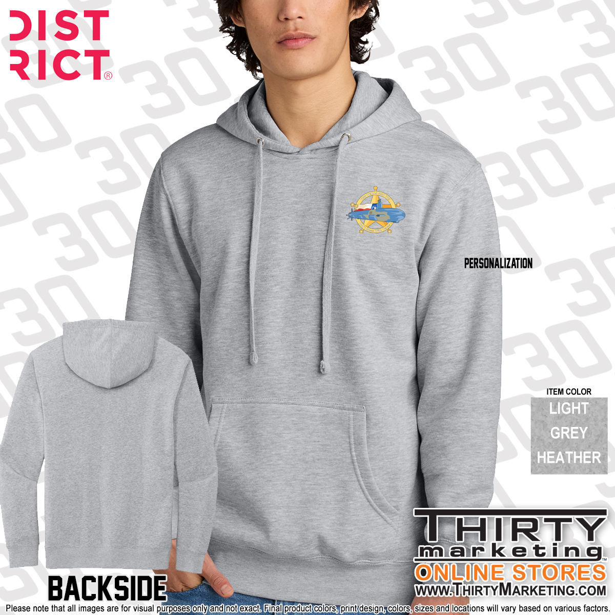 USS Texas Fleece Hoodie - Image 5