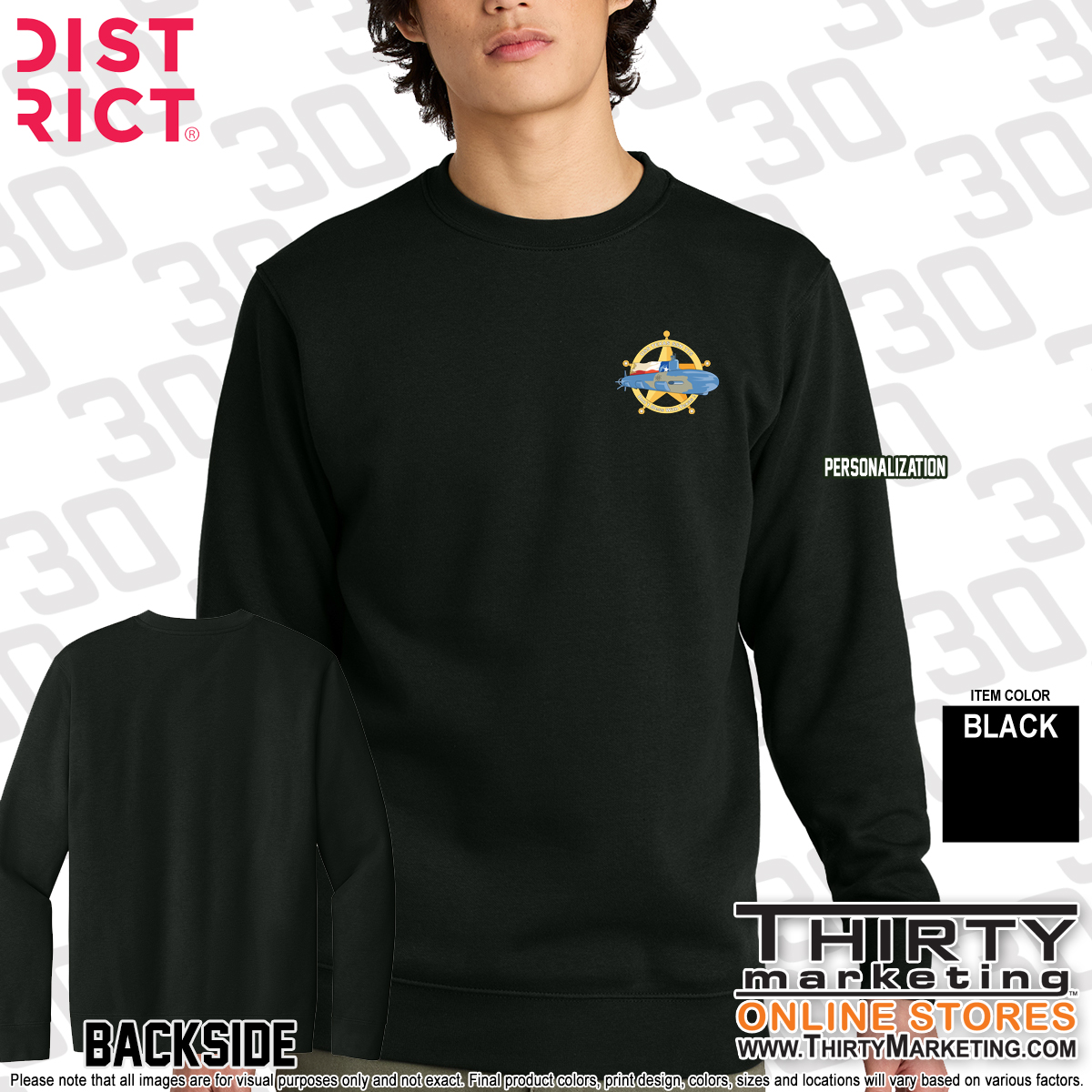 USS Texas Crewneck Sweatshirt - Image 3
