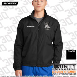 Alternative view of USS Texas Full Zip Windbreaker