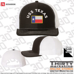 USS Texas Richardson Snapback Trucker Cap