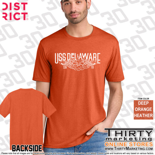 USS Delaware FRG Perfect Tri® Tee - Image 2