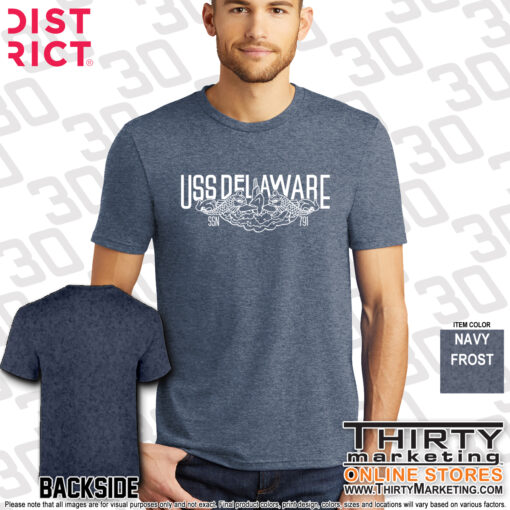 USS Delaware FRG Perfect Tri® Tee - Image 8