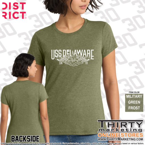 USS Delaware FRG District® Women’s Perfect Tri® Tee - Image 5