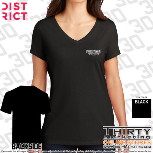 USS Delaware FRG Perfect Tri® V-Neck Tee - Image 3