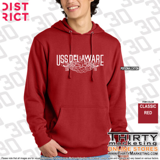 USS Delaware FRG Fleece Hoodie - Image 8