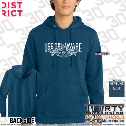 USS Delaware FRG Fleece Hoodie - Image 9
