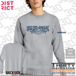 Alternative view of USS Delaware FRG Crewneck Sweatshirt