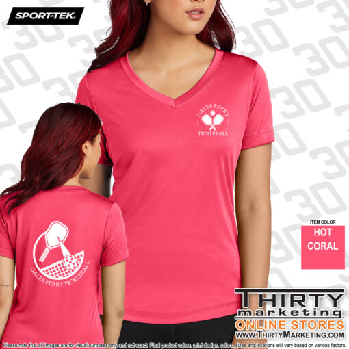 Gales Ferry Pickleball Ladies Performance V-Neck