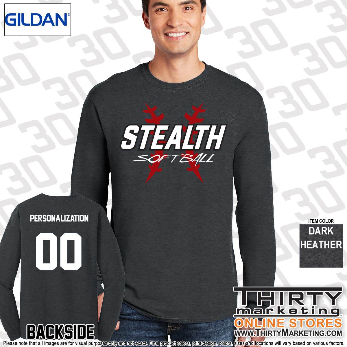 Stealth Softball Long Sleeve T-Shirt