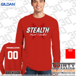 Alternative view of Stealth Softball Long Sleeve T-Shirt
