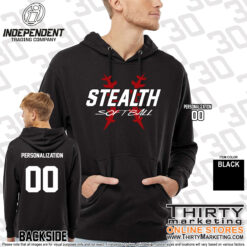 Alternative view of Stealth Softball Independent Hoodie