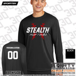 Alternative view of Stealth Softball Performance Long Sleeve T-Shirt
