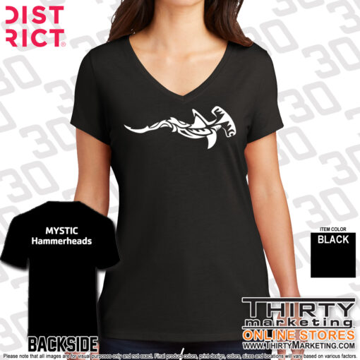 Mystic YMCA Hammerheads Perfect Tri® V-Neck Tee - Image 4