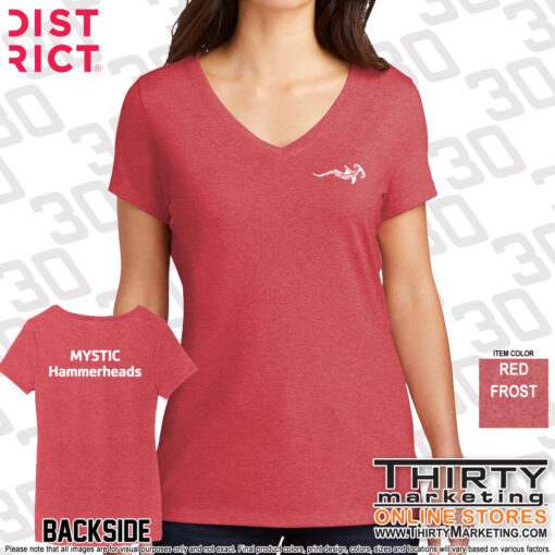 Mystic YMCA Hammerheads Perfect Tri® V-Neck Tee - Image 3