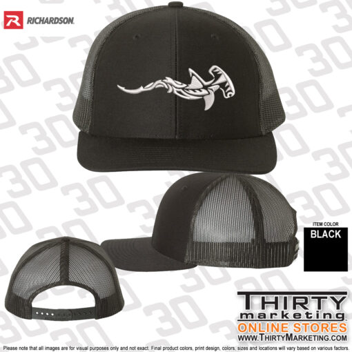 Mystic YMCA Hammerheads Richardson Snapback Trucker Cap - Image 5