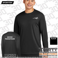 Alternative view of Mystic YMCA Hammerheads Performance Long Sleeve T-Shirt