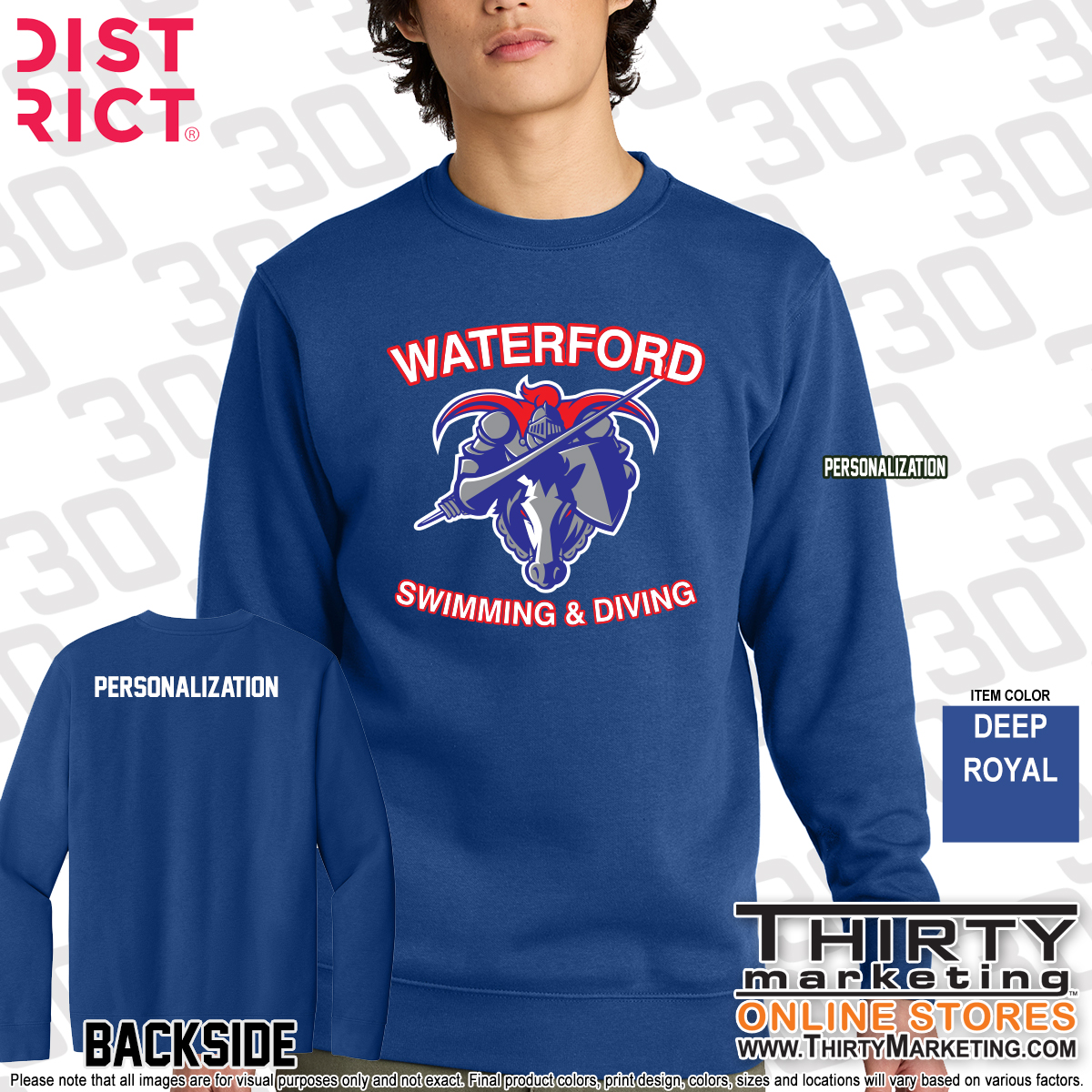 WHS Swimming Crewneck Sweatshirt - Image 4