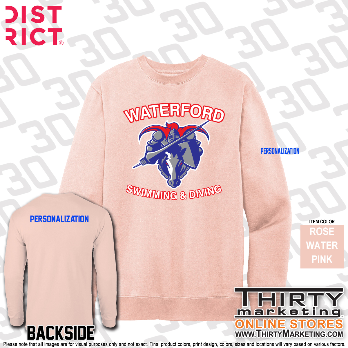 WHS Swimming Crewneck Sweatshirt - Image 6