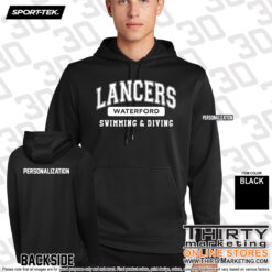 Alternative view of WHS Lancers Swimming Performance Hoodie