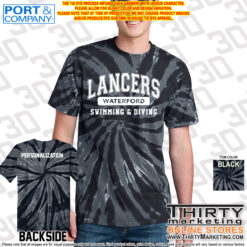 WHS Lancers Swimming Tie-Dye Tee
