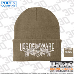 Alternative view of USS Delaware FRG Knit Cap