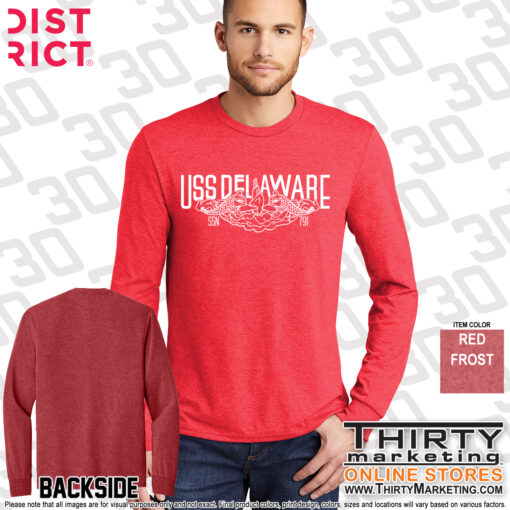 USS Delaware FRG Perfect Tri ® Long Sleeve Tee - Image 5
