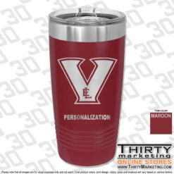 East Lyme Marching Band 20oz Engraved Ringneck Tumbler
