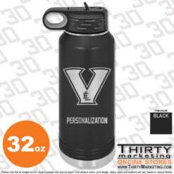 East Lyme Marching Band 32oz Engraved Water Bottle