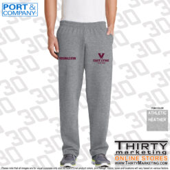East Lyme Marching Band Open-Bottom Sweatpants with Pockets