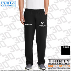 East Lyme Marching Band Open-Bottom Sweatpants with Pockets