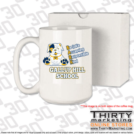 Gallup Hill School 15oz Coffee Mug - Image 2