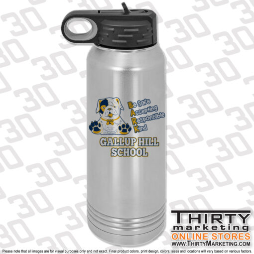 Gallup Hill School 30oz Double Insulated Water Bottle - Image 3