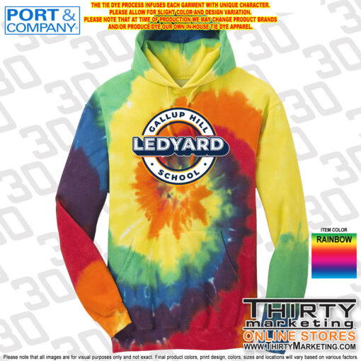 Gallup Hill School Tie-Dye Hoodie - Image 3