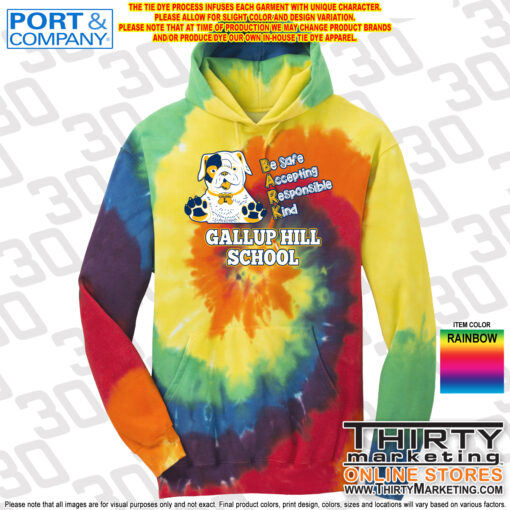 Gallup Hill School Tie-Dye Hoodie - Image 5