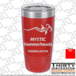 Mystic YMCA Hammerheads 20oz Engraved Ringneck Tumbler