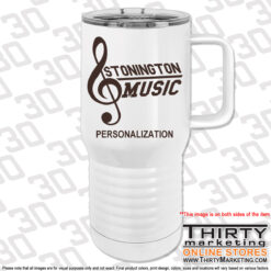 Alternative view of Stonington High School Music 20oz Insulated Tumbler with Handle