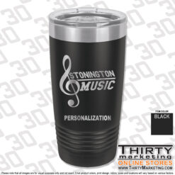 Alternative view of Stonington High School Music 20oz Engraved Ringneck Tumbler