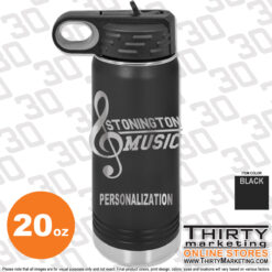 Stonington High School Music Engraved 20oz Water Bottle