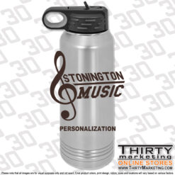 Alternative view of Stonington High School Music 30oz Double Insulated Water Bottle