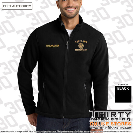 Veterans Elementary School Full Zip Fleece Jacket - Image 2