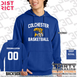 Alternative view of Colchester Youth Basketball District Fleece Hoodie