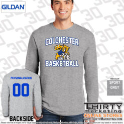 Alternative view of Colchester Youth Basketball Long Sleeve T-Shirt