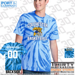 Colchester Youth Basketball Tie-Dye Tee