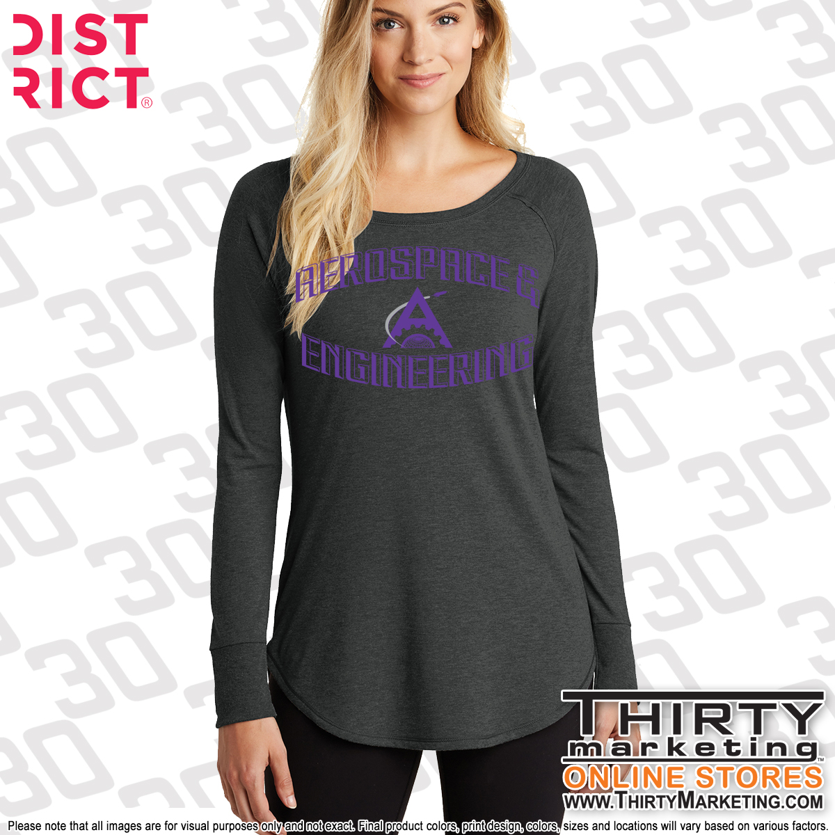 AAE Women's Long Sleeve Tunic Tee - Image 3