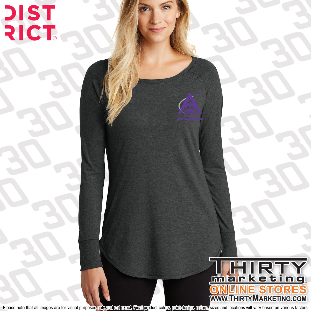 AAE Women's Long Sleeve Tunic Tee - Image 2