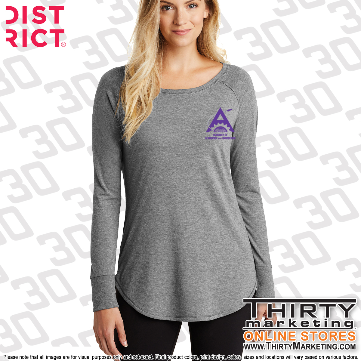 AAE Women's Long Sleeve Tunic Tee - Image 4