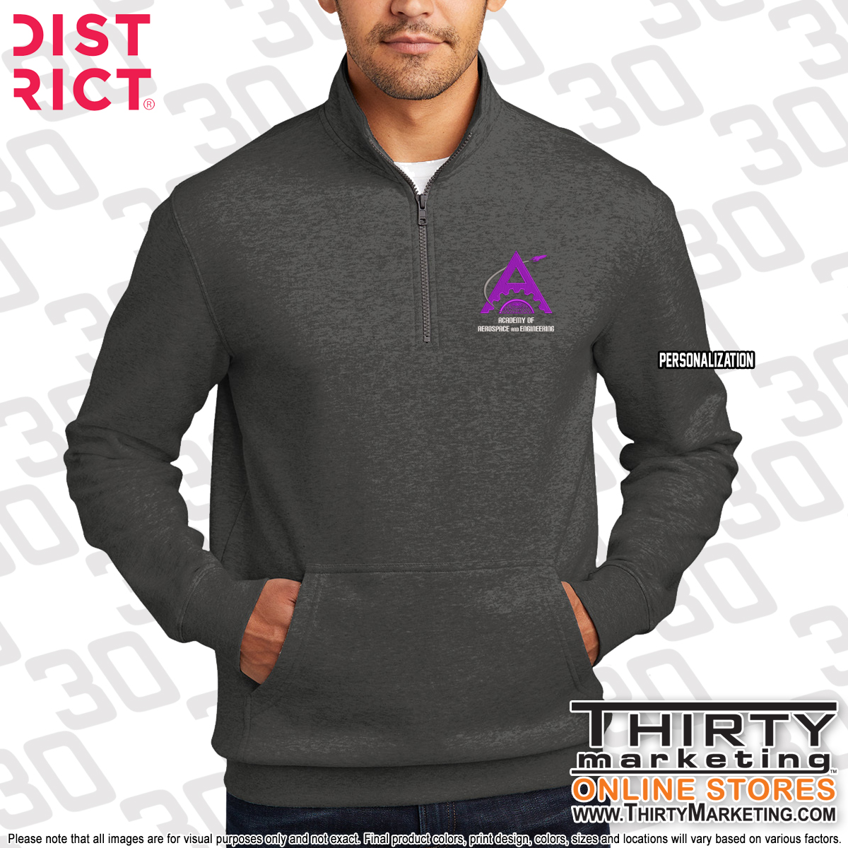 AAE 1/4-Zip Sweatshirt - Image 3