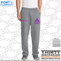 Alternative view of AAE Open-Bottom Sweatpants with Pockets